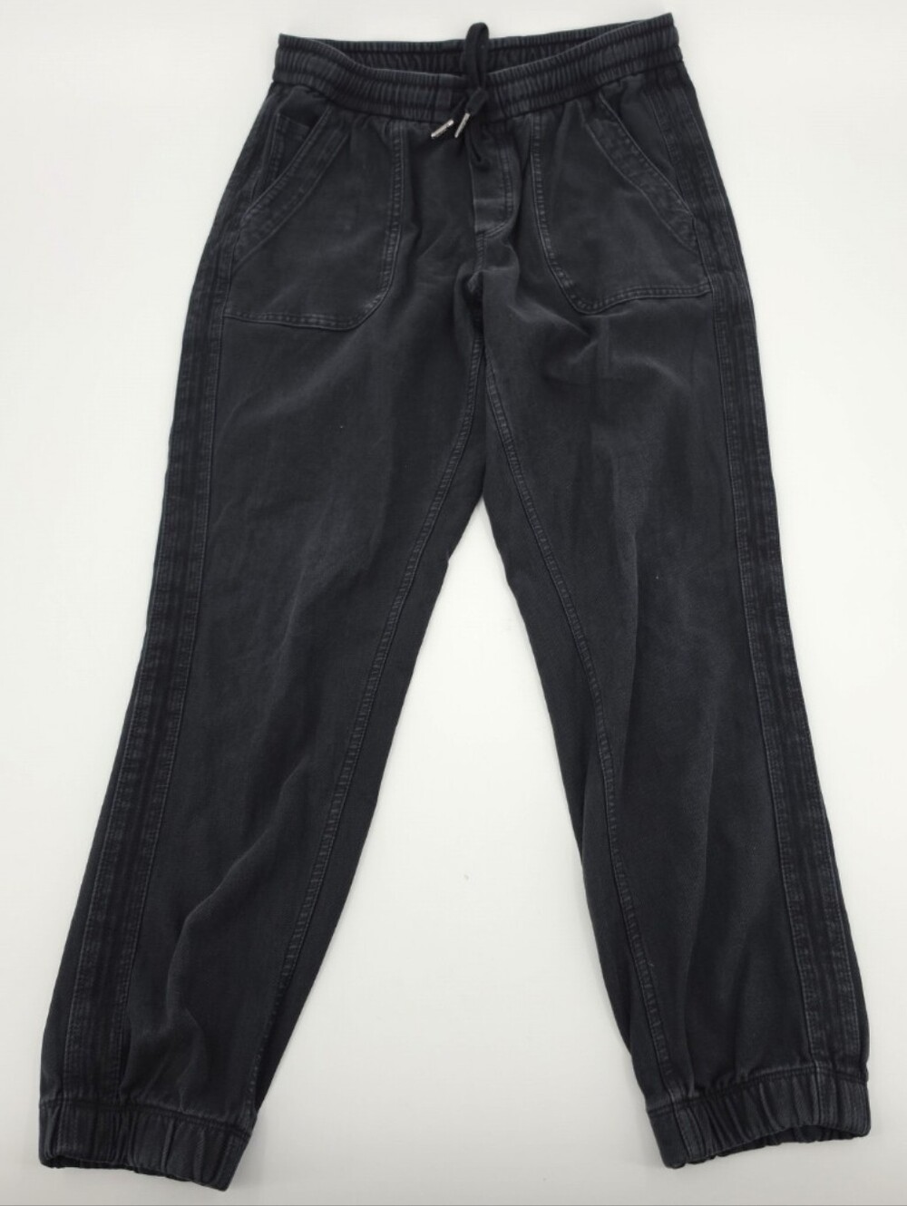 Athleta Farallon Jogger Pant 4 Black Ankle Pockets Athleisure